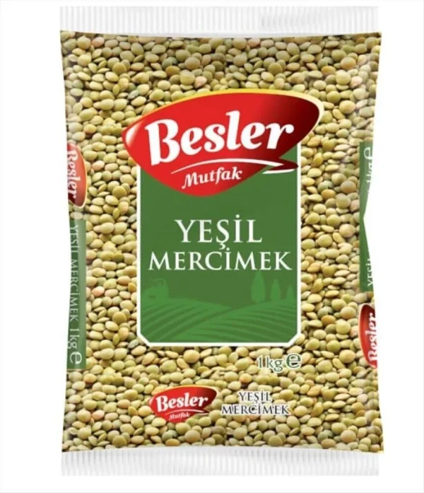 Besler Yeşil Mercimek 1 KG